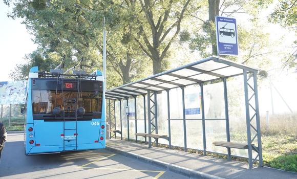 На новому тролейбусному маршруті облаштовують 10 зупинок