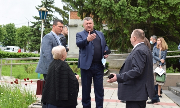 Вячеслав Соколовий побував із робочим візитом у Мурованокуриловецькій громаді