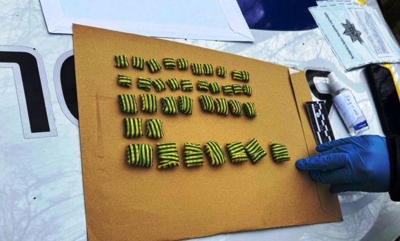 Амфетамін у гаражі поліцейські Вінниці вилучили у харків’янина понад пів кілограма психотропів