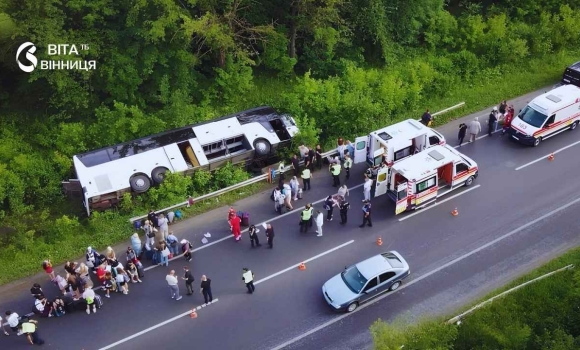 Автобус «Київ — Болгарія» перекинувся на трасі серед постраждалих — дитина з Вінниччини