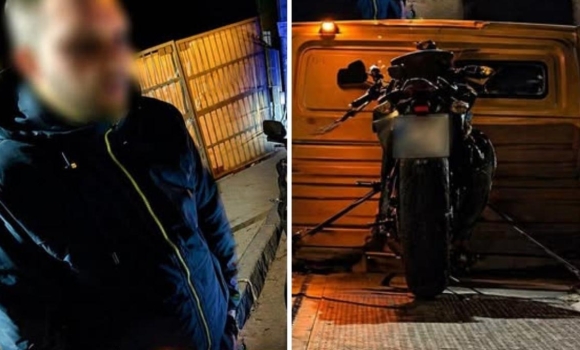 Без прав, зате під наркотиками вінницькі патрульні затримали зухвалого мотоцикліста