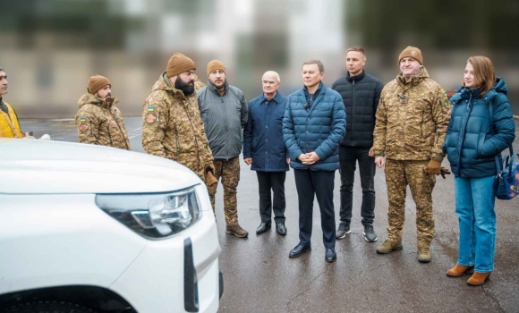 Бійці бригади «Червона калина» отримали чергову партію допомоги від команди гумштабу