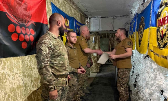 Бійці вінницької бригади «Червона Калина» отримали нагороди