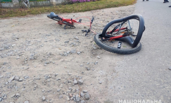 У Тростянці 11-річний велосипедист потрапив під колеса “Hundai Accent”