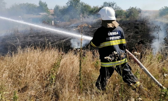 Через підпали трави та сміття на Вінниччині вигоріло понад 6 гектарів землі