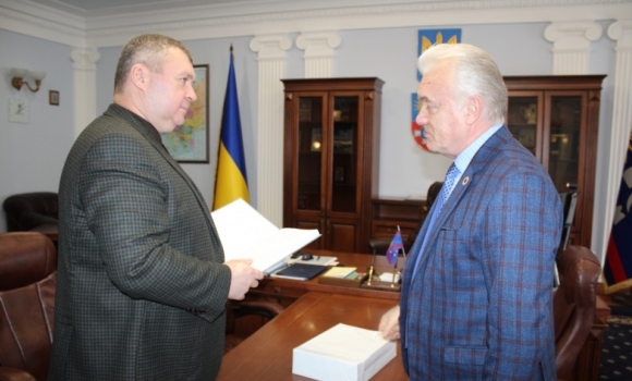 Директор "Барвінка" отримав подяку від голови Вінницької облради