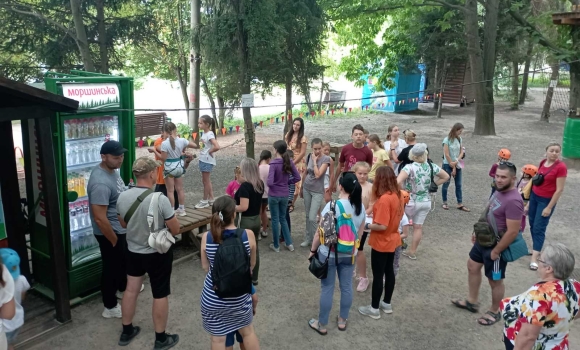 Діти ветеранів війни відвідали Вінницький «Мотузковий парк»