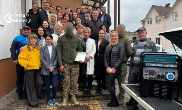 Для зв’язку, техніки й критичної електроніки вінницькі тепловики передали генератор військовим