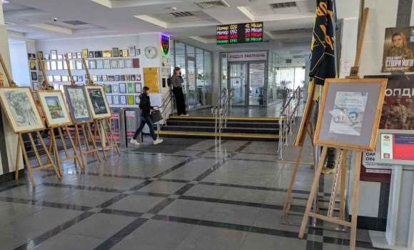 До 212-річчя Кобзаря у холі Вінницької міськради відкрили виставку