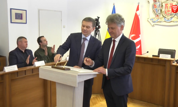 Європейське партнерство Вінниця підписала угоду про побратимство з німецьким містом Карлсруе