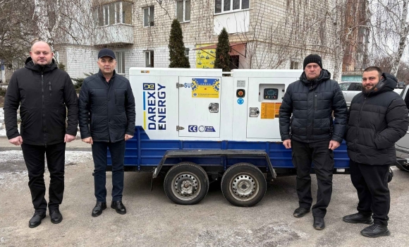 Гніванська громада отримала генератор від партнерів з Тайваню Гніванська громада отримала генератор від партнерів з Тайваню