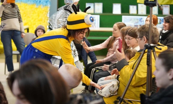 Ігротека з аніматорами захід для родин полеглих захисників влаштували у Вінниці