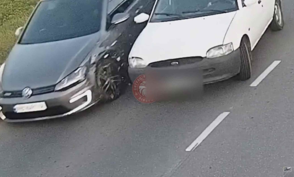 Камери спостереження зафіксували у Вінниці ДТП на Сабарівському шосе