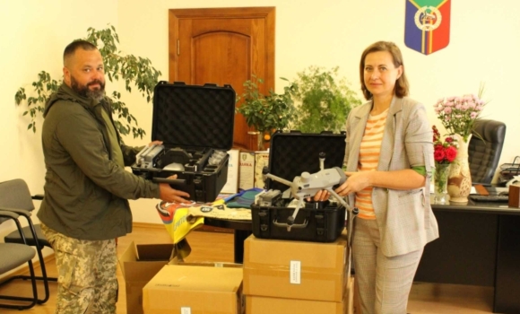 Козятинська громада передала захисникам безпілотники в рамках конкурсу «Безпечні стійкі громади»