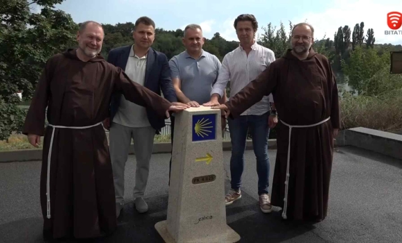 Культурний маршрут Європи_ у Вінниці відкрили атрибут початку Подільського шляху святого Якова