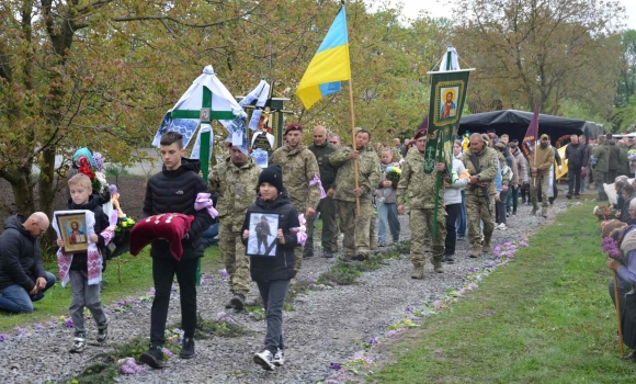 Літинська громада прощалась зі штаб-сержантом Ігорем Крижанівським