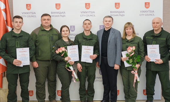 Мер Вінниці відзначив кращих викладачів Національної академії Нацгвардії України