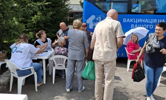 Мобільна амбулаторія та вакцинобус працювали у Погребищенській громаді