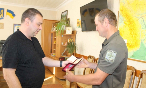 Могилів-Подільський прикордонник отримав орден «За мужність» ІІІ ступеня