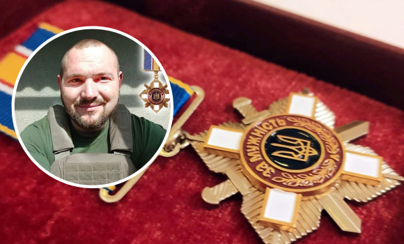 Молодший сержант з Крижопільщини отримав орден "За мужність"