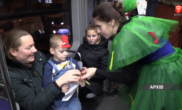 Музей Вінницького трамваю запрошує дітей новорічну мандрівку