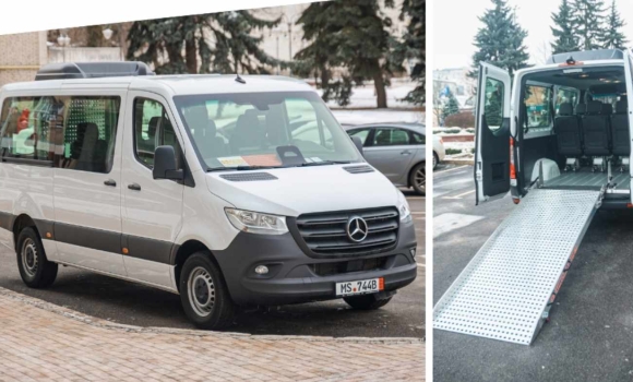 Мюнстер передав вінничанам авто для перевезення ветеранів з інвалідністю та маломобільних містян