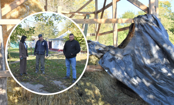 На будинки біля Тростянця впали уламки безпілотника: постраждав чоловік