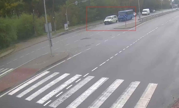 На Немирівському шосе у Вінниці камери спостереження зафіксували ДТП