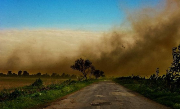 На Вінниччину насуваються пилові бурі - вітер несе пісок з Сахари