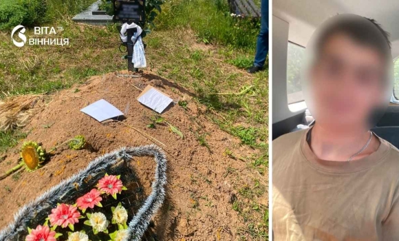 На Вінниччині 20-річний вандал розтрощив шість пам'ятників на кладовищі На Вінниччині 20-річний вандал розтрощив шість пам'ятників на кладовищі