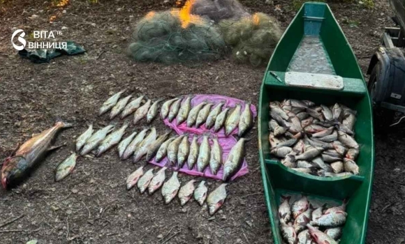 На Вінниччині браконьєр наловив 91 кг риби на Південному Бузі — збитки перевищили 308 тис. грн