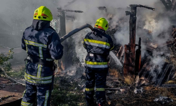 На Вінниччині горіла зерносушарка, адміністративна будівля та приватний сінник
