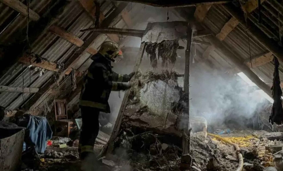 На Вінниччині горів продуктовий магазин