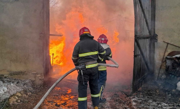 На Вінниччині горів склад, де зберігалось зерно