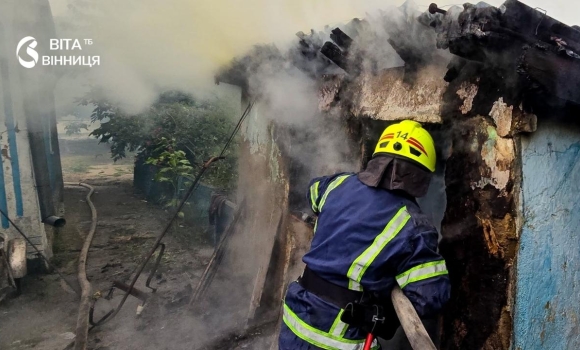 На Вінниччині під час пожежі загинув 72-річний чоловік