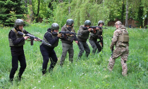 На Вінниччині провели військовий вишкіл на базі обласного Центру національного спротиву