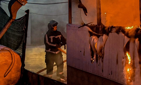 На Вінниччині рятувальників викликали на пожежу, яка сталась на фермі