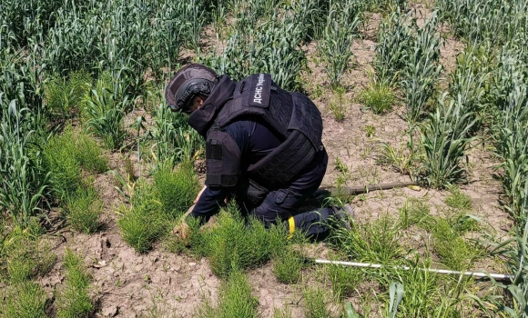 На Вінниччині сапери знищили 105-міліметровий снаряд часів Другої світової