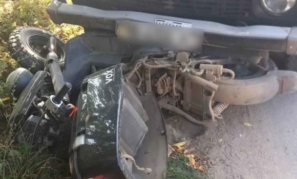 На Вінниччині в аварії постраждала водійка скутера та її пасажирка