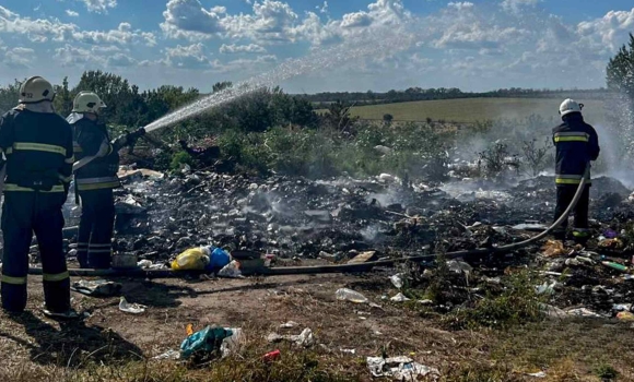 На Вінниччині вогонь обпалив за добу понад два гектари землі