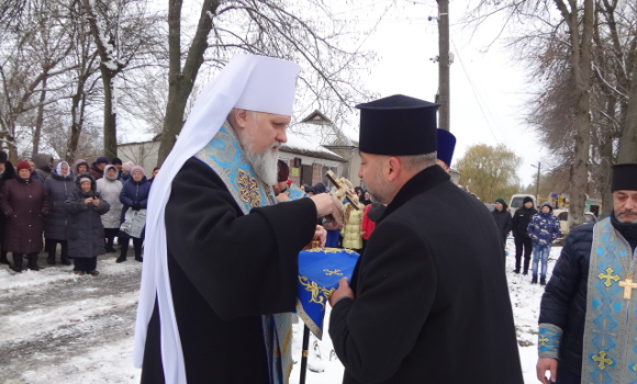 На Вінниччині заклали наріжний камінь нового храму