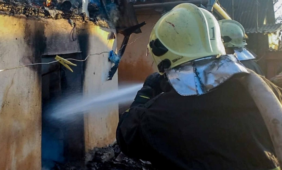 На Вінниччині жінка отримала опіки, коли рятувала з пожежі собаку