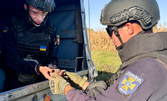 На Вінниччині знищили ручну гранату Ф-1 часів Другої світової війни
