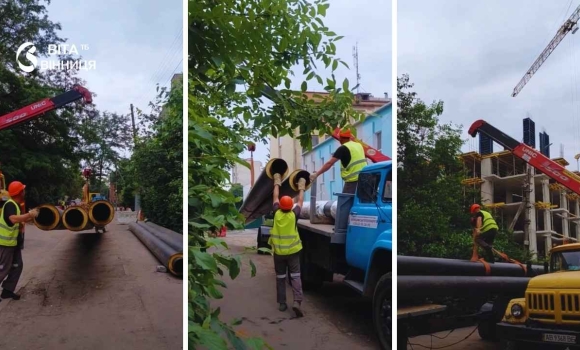На вул.Варшавській у Вінниці замінюють аварійну тепломережу радянських часів На вул.Варшавській у Вінниці замінюють аварійну тепломережу радянських часів