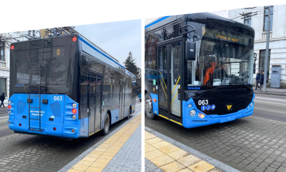 На вулиці Вінниці виїхали два нових тролейбуси «VinLine»