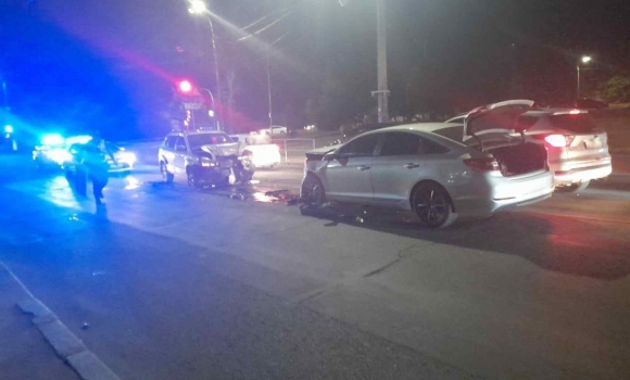 На винуватця лобового зіткнення авто у Вінниці склали три протоколи