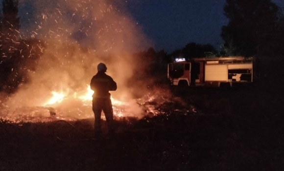 Надзвичайники ліквідували 11 загорянь на відкритих територіях Вінницької області