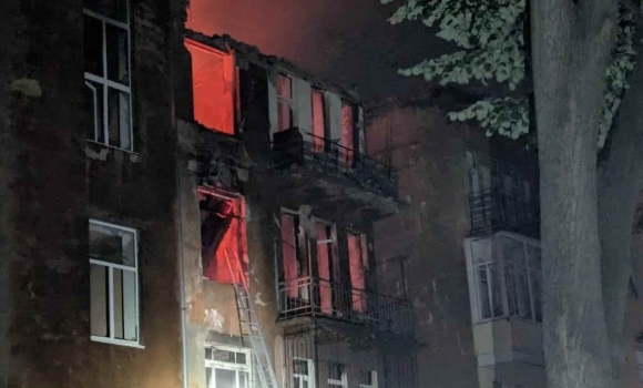 Одеса під ударами ворожих безпілотників, є загиблий і поранені