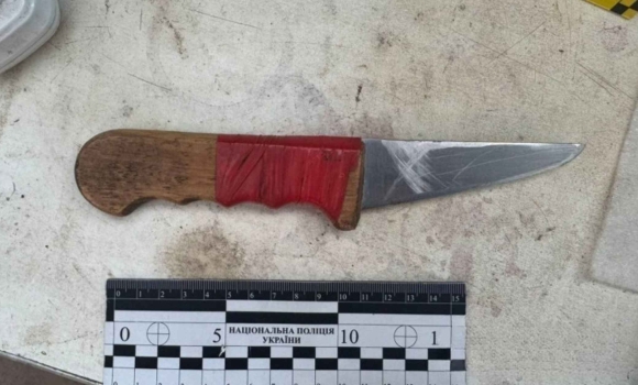 П'яний хмільничанин штрикнув гостя кухонним ножем у шию
