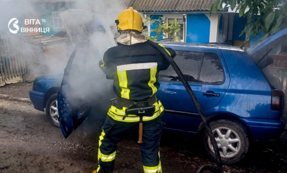 П'ять пожеж за добу на Вінниччині від легковика до займань у трьох громадах